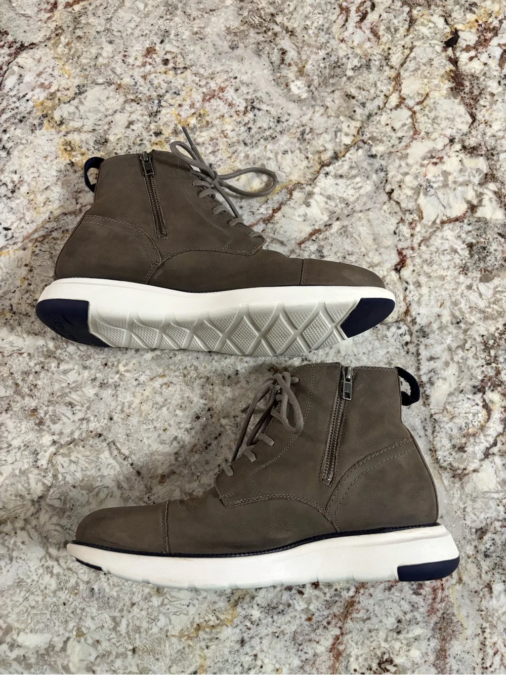 Cole Haan Men's Taupe-Brown Chukka Boots